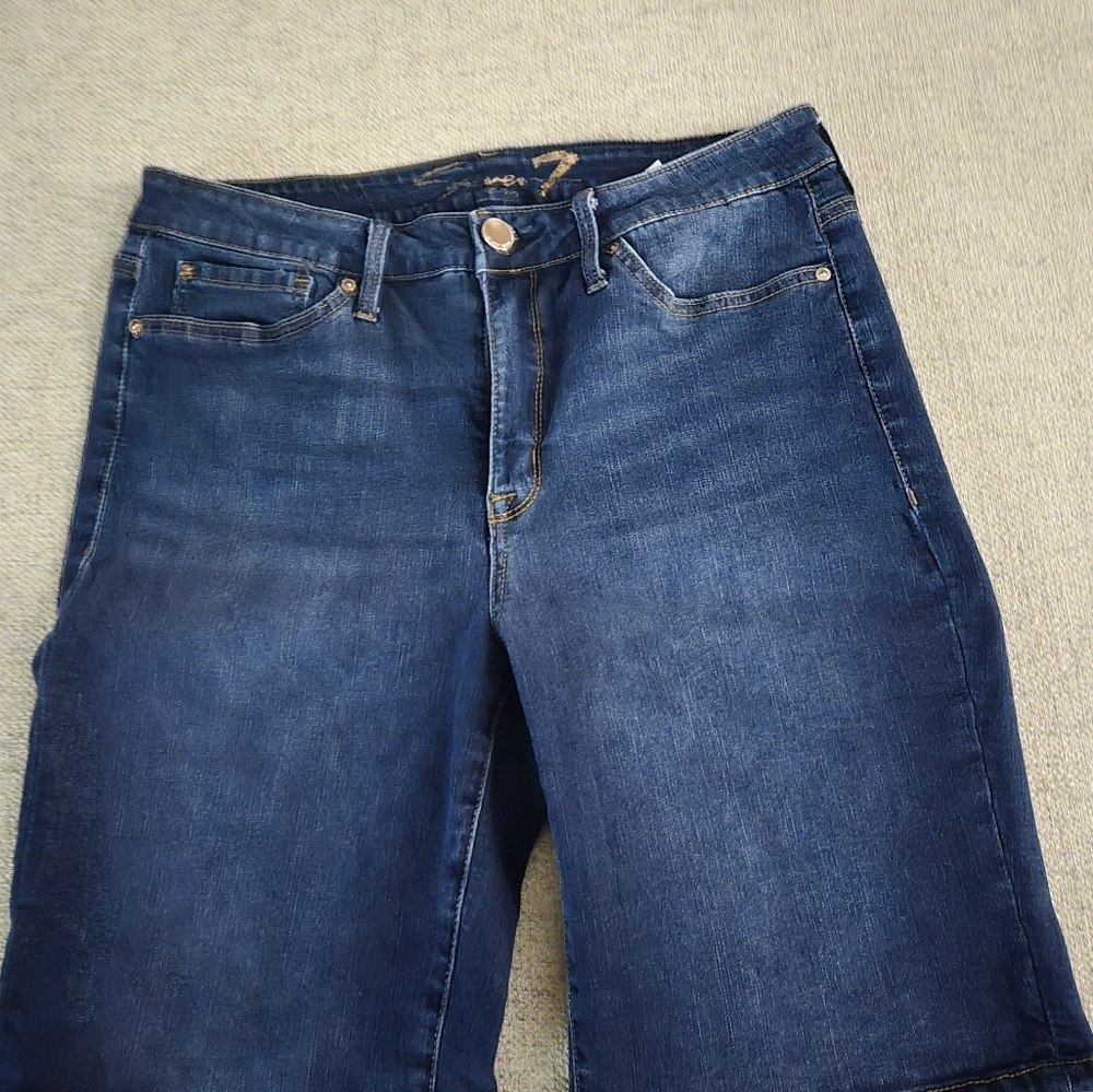 Womens Seven Denim Shorts sz 14 - Picture 3 of 7